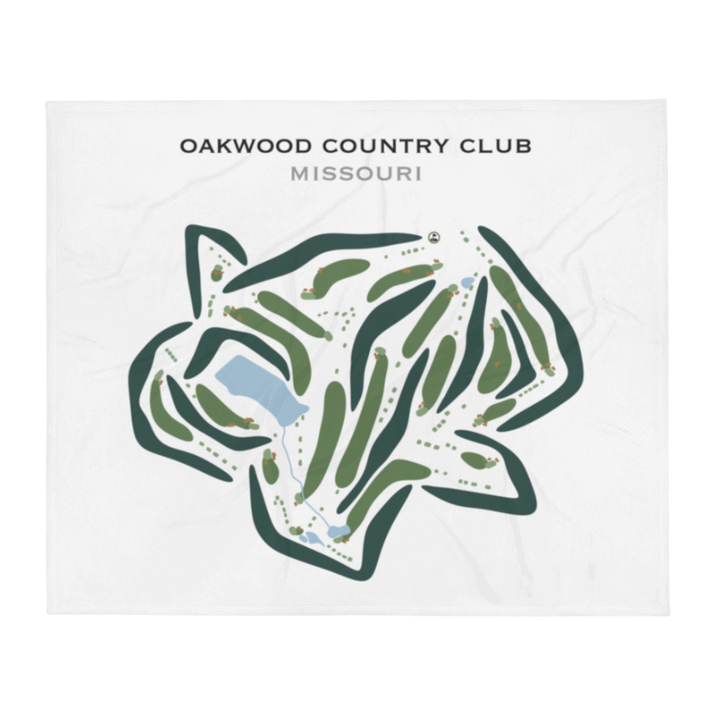 Oakwood Country Club, Missouri - Printed Golf Courses