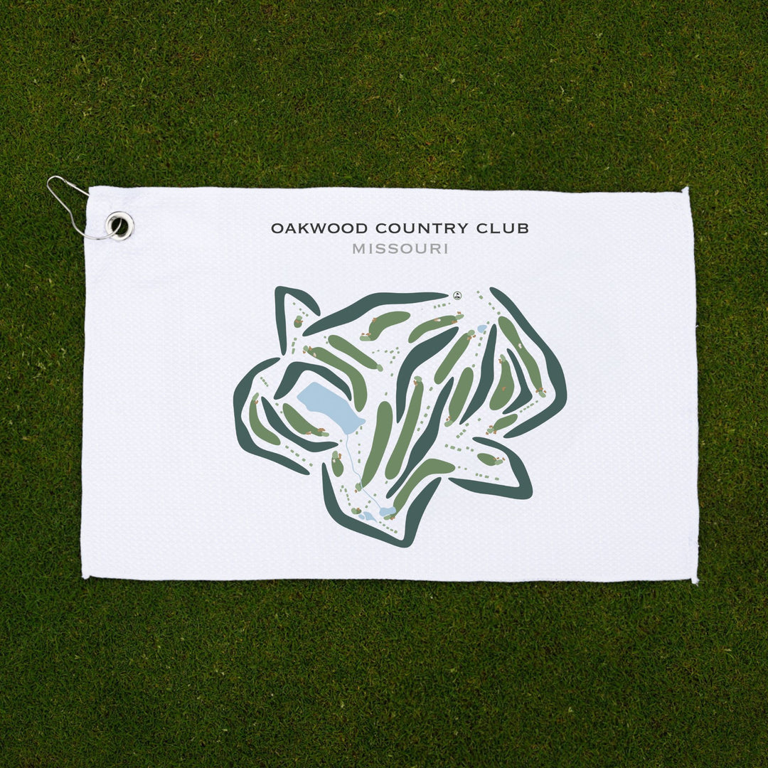 Oakwood Country Club, Missouri - Printed Golf Courses