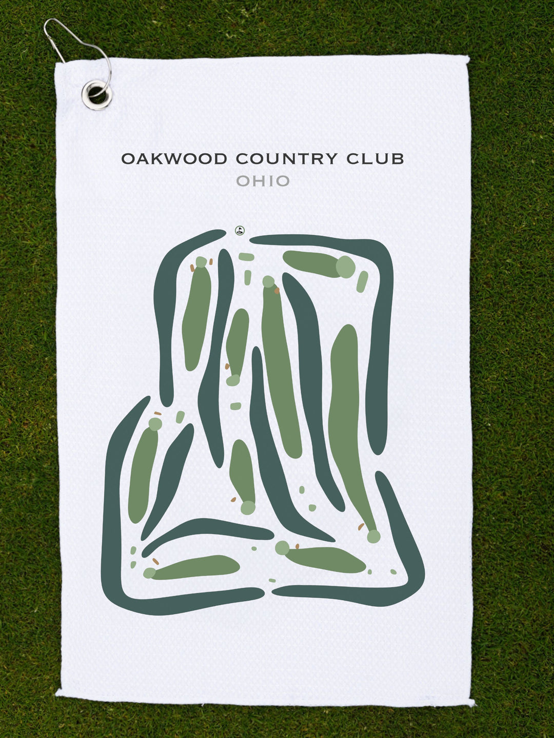 Oakwood Country Club, Ohio - Printed Golf Courses