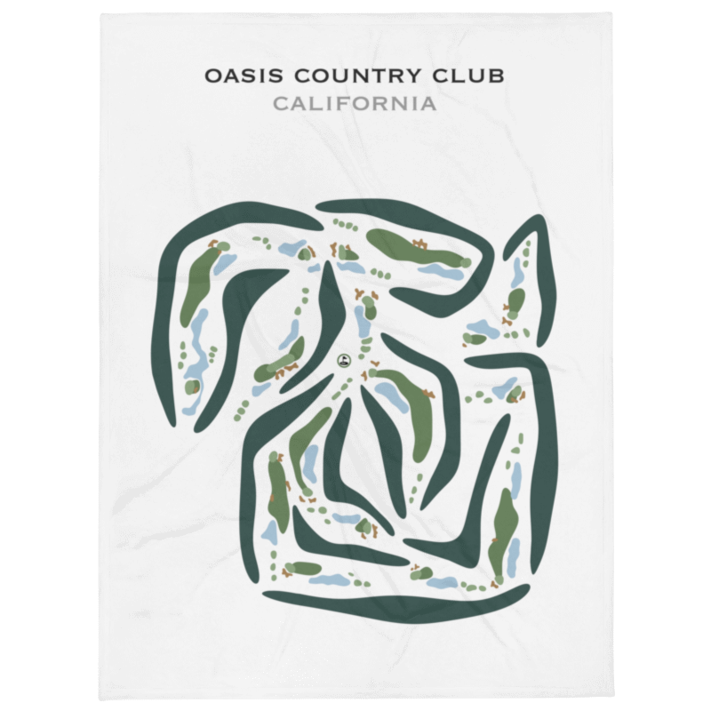 Oasis Country Club, California - Printed Golf Courses