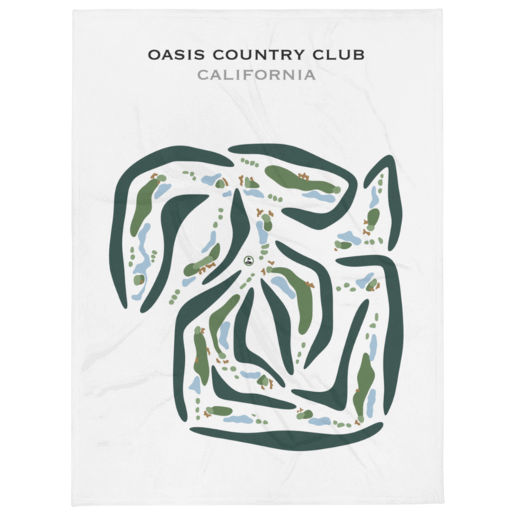 Oasis Country Club, California - Printed Golf Courses