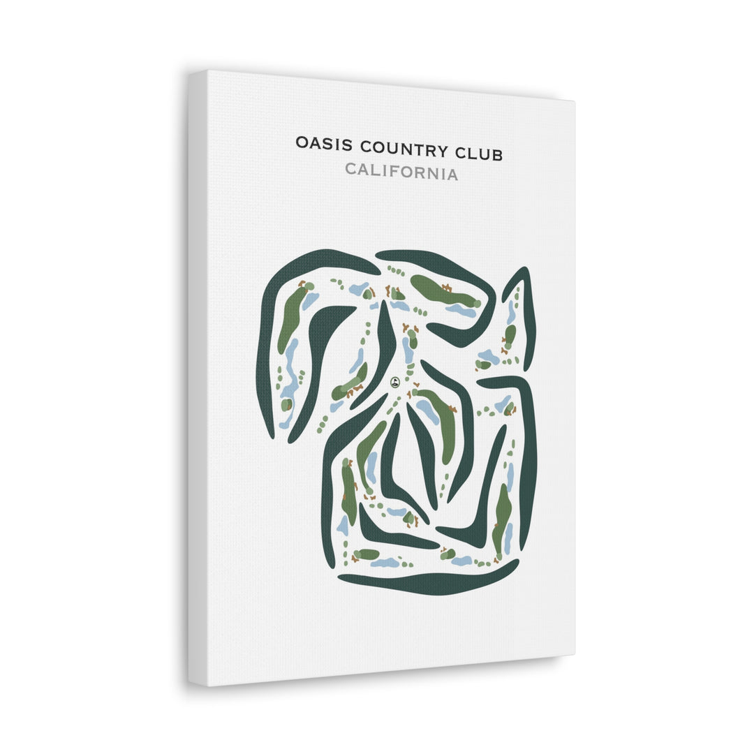 Oasis Country Club, California - Printed Golf Courses