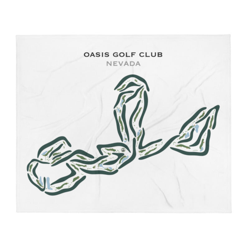 Oasis Golf Club, Nevada - Printed Golf Courses