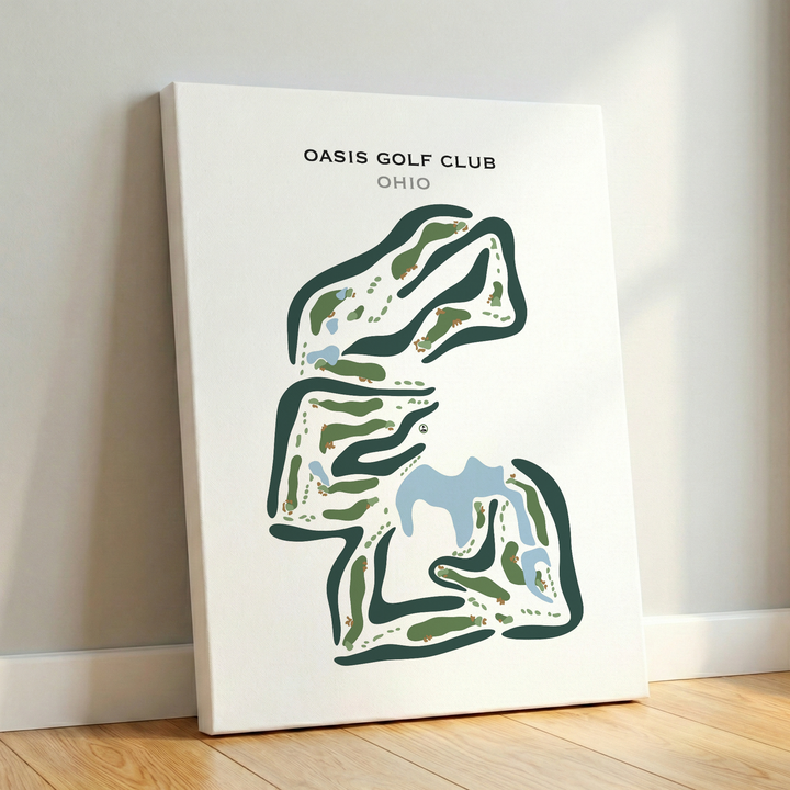 Oasis Golf Club, Ohio - Printed Golf Courses