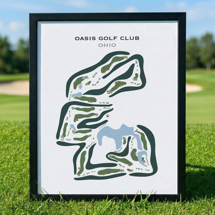 Oasis Golf Club, Ohio - Printed Golf Courses