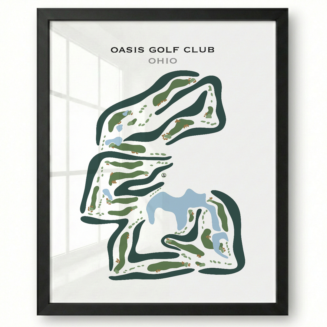 Oasis Golf Club, Ohio - Printed Golf Courses