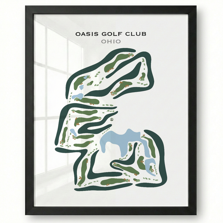 Oasis Golf Club, Ohio - Printed Golf Courses