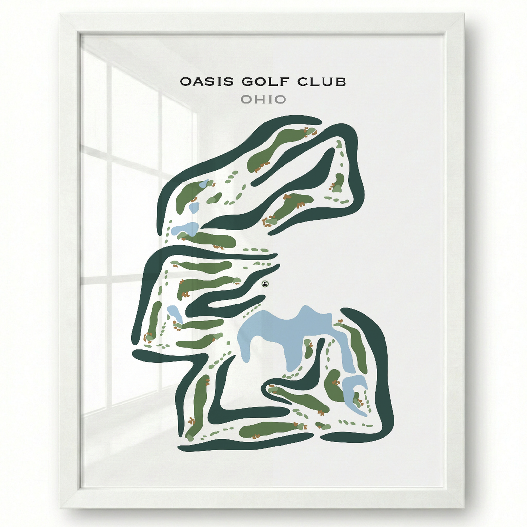 Oasis Golf Club, Ohio - Printed Golf Courses