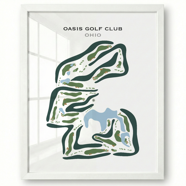 Oasis Golf Club, Ohio - Printed Golf Courses