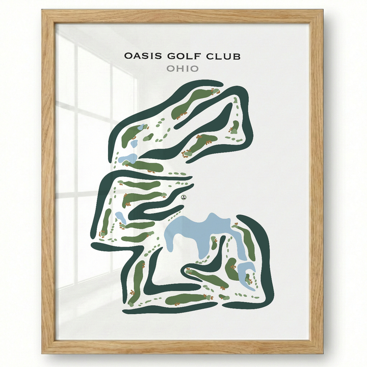 Oasis Golf Club, Ohio - Printed Golf Courses