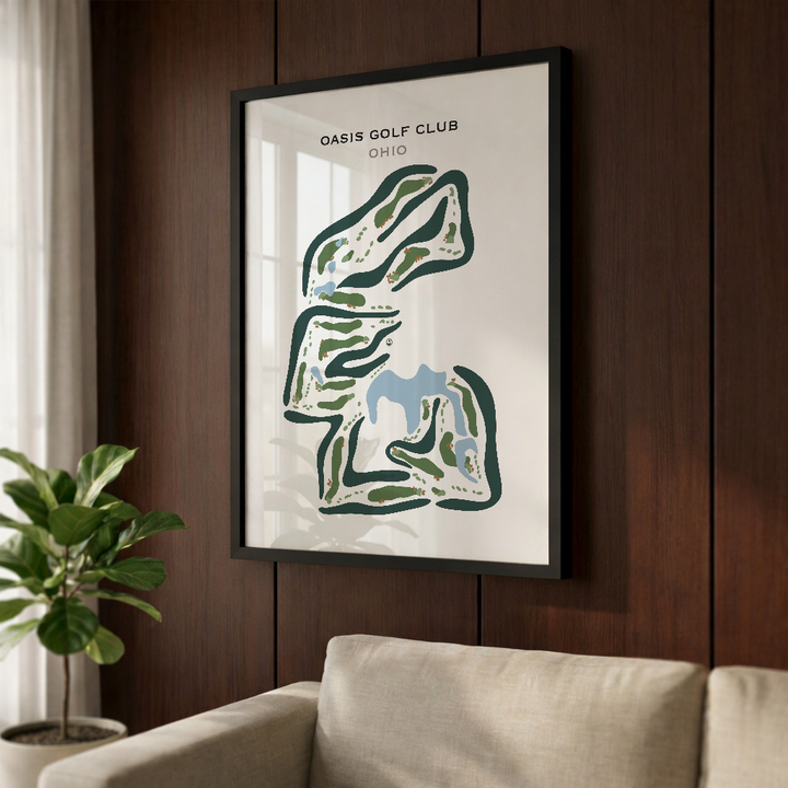 Oasis Golf Club, Ohio - Printed Golf Courses