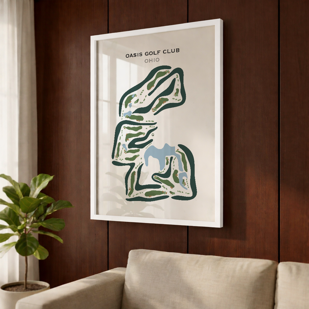 Oasis Golf Club, Ohio - Printed Golf Courses