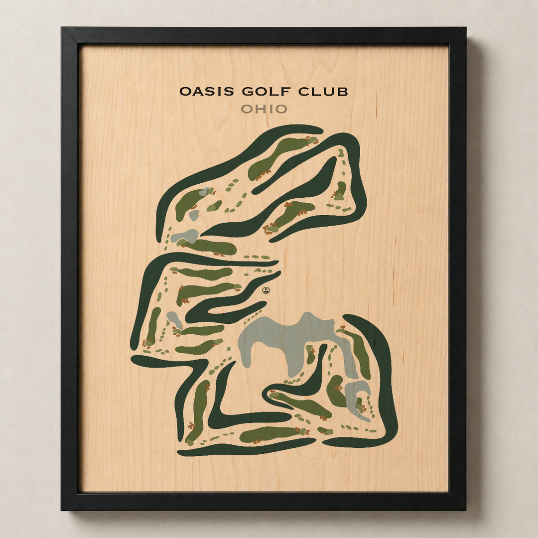Oasis Golf Club, Ohio - Printed Golf Courses