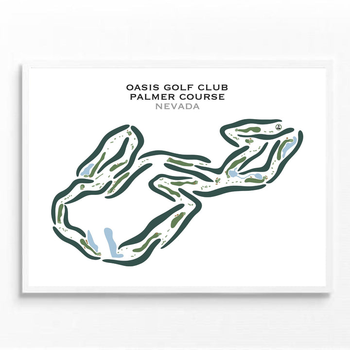 Oasis Golf Club - Palmer Course, Nevada - Printed Golf Courses