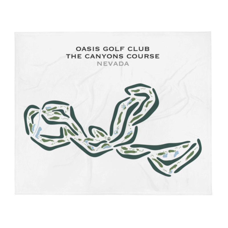 Oasis Golf Club - The Canyons Course, Nevada - Printed Golf Courses