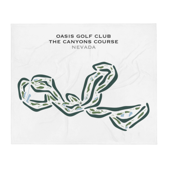 Oasis Golf Club - The Canyons Course, Nevada - Printed Golf Courses