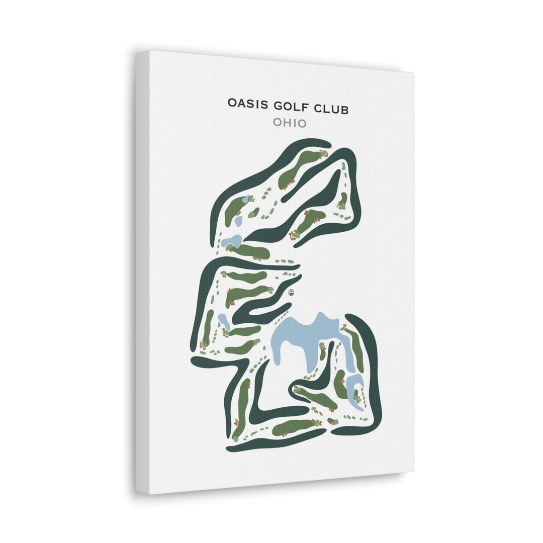 Oasis Golf Club, Ohio - Printed Golf Courses - Golf Course Prints