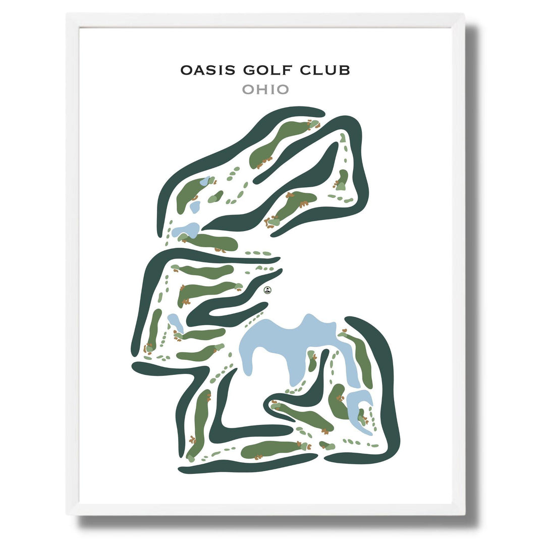 Oasis Golf Club, Ohio - Printed Golf Courses - Golf Course Prints