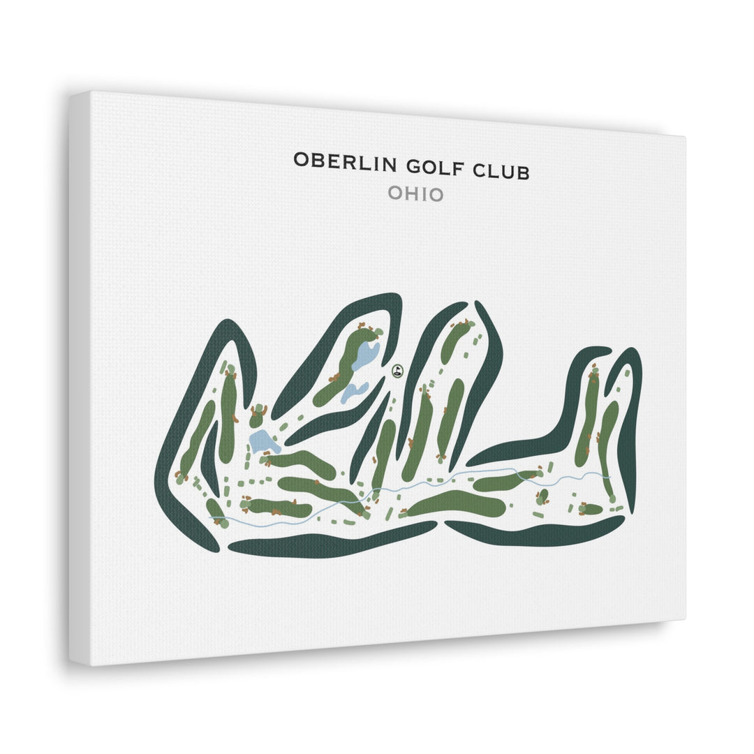 Oberlin Golf Club, Ohio - Printed Golf Courses