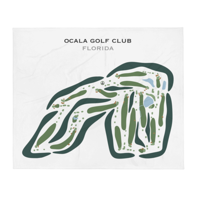 Ocala Golf Club, Florida - Printed Golf Courses