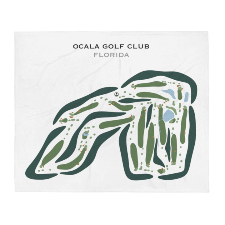 Ocala Golf Club, Florida - Printed Golf Courses