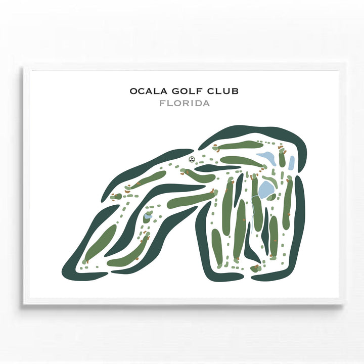 Ocala Golf Club, Florida - Printed Golf Courses