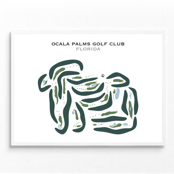 Ocala Palms Golf Club, Florida - Printed Golf Courses