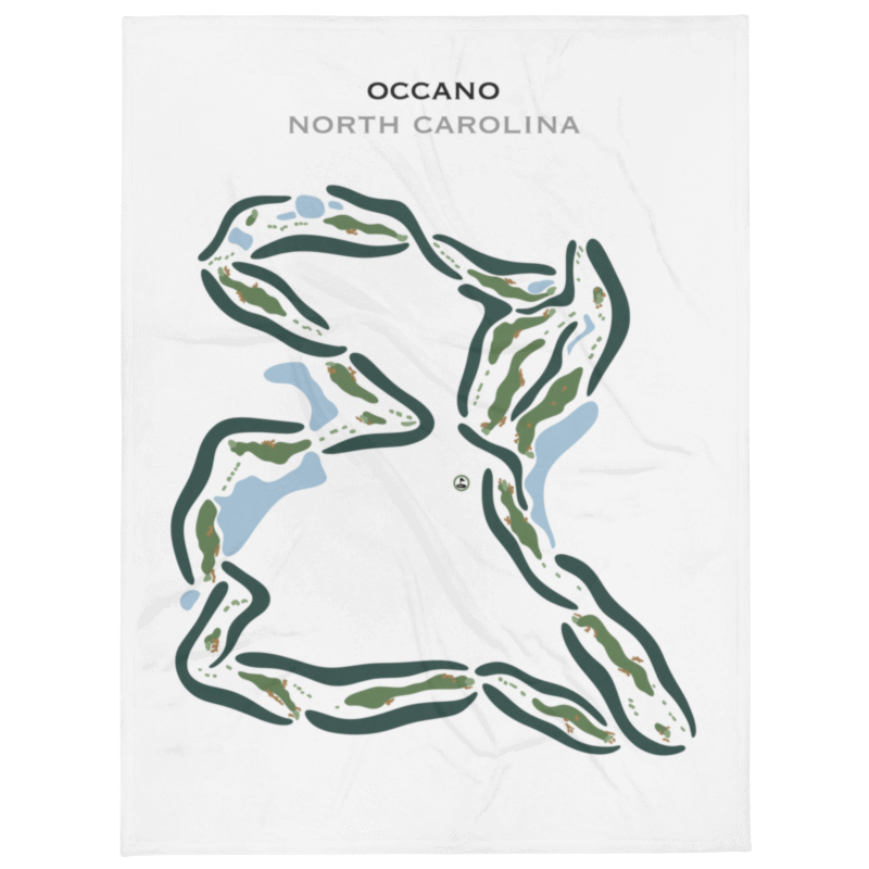 Occano, North Carolina - Printed Golf Courses