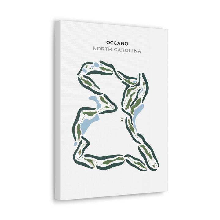 Occano, North Carolina - Printed Golf Courses