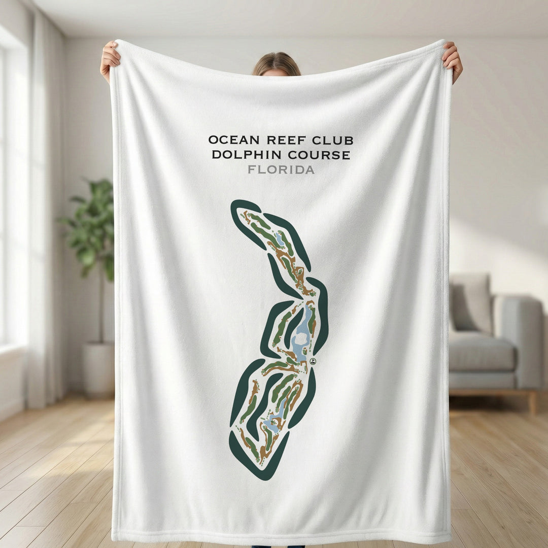 Ocean Reef Club Dolphin Course, Florida - Printed Golf Courses