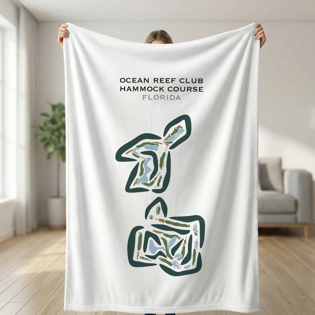 Ocean Reef Club Hammock Course, Florida - Printed Golf Courses
