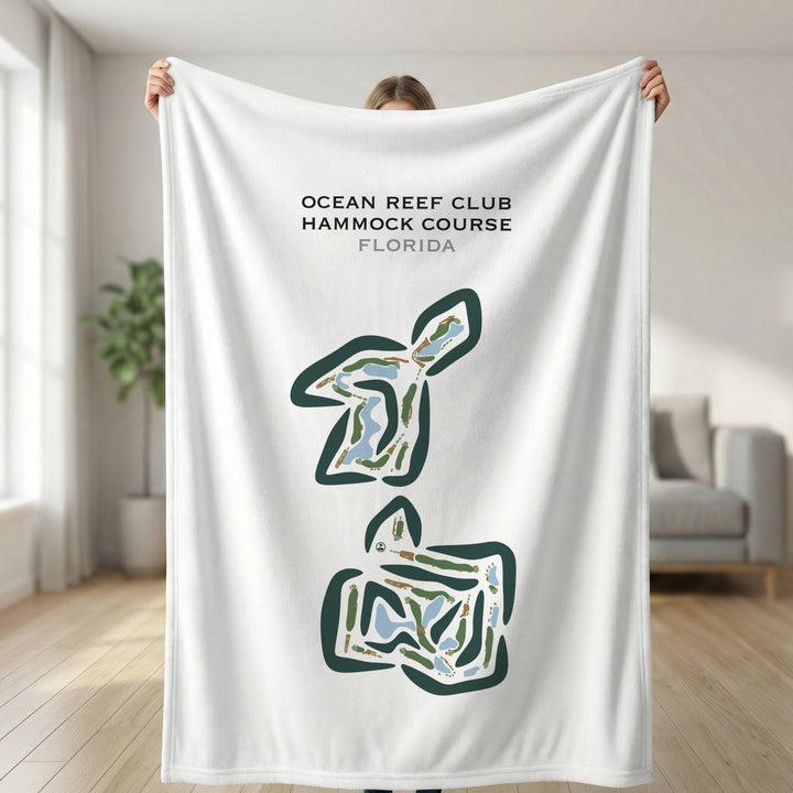 Ocean Reef Club Hammock Course, Florida - Printed Golf Courses