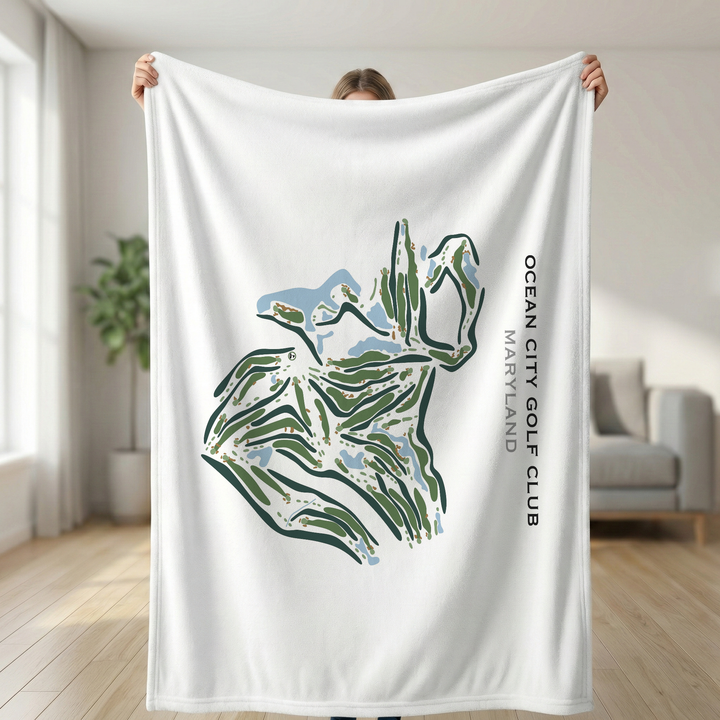 Ocean City Golf Club, Maryland - Printed Golf Courses