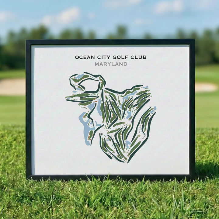 Ocean City Golf Club, Maryland - Printed Golf Courses