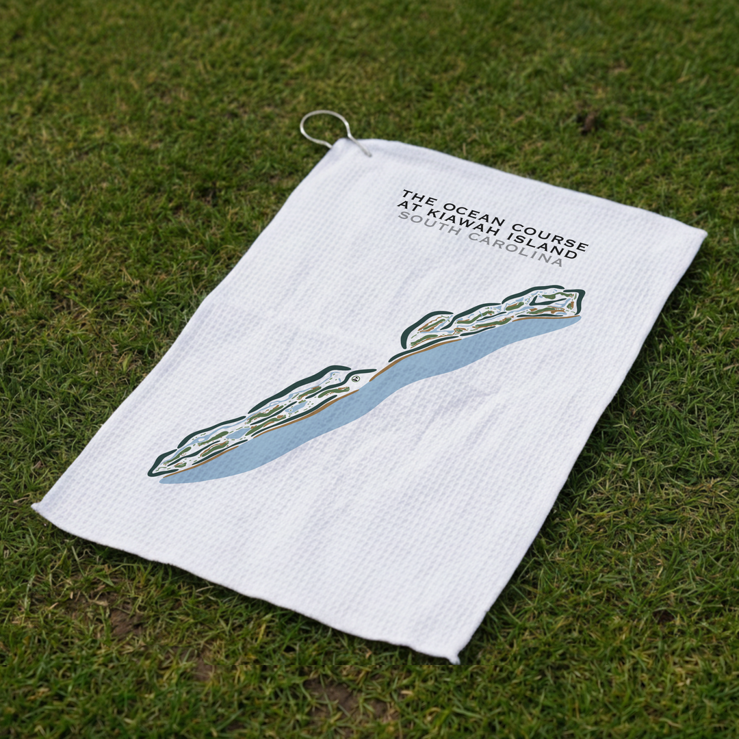 The Ocean Course at Kiawah Island, South Carolina - Printed Golf Courses