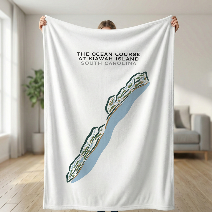 The Ocean Course at Kiawah Island, South Carolina - Printed Golf Courses