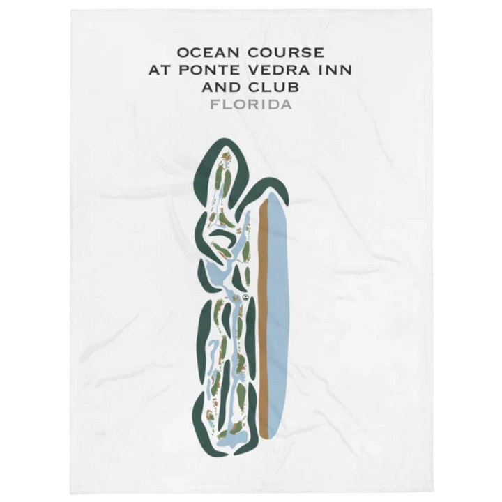 Ocean Course at Ponte Vedra Inn & Club, Florida - Printed Golf Courses
