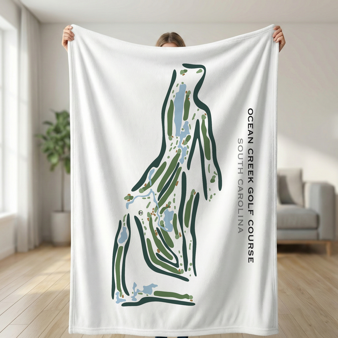 Ocean Creek Golf Course, South Carolina - Printed Golf Course