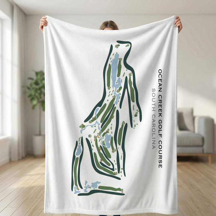 Ocean Creek Golf Course, South Carolina - Printed Golf Course