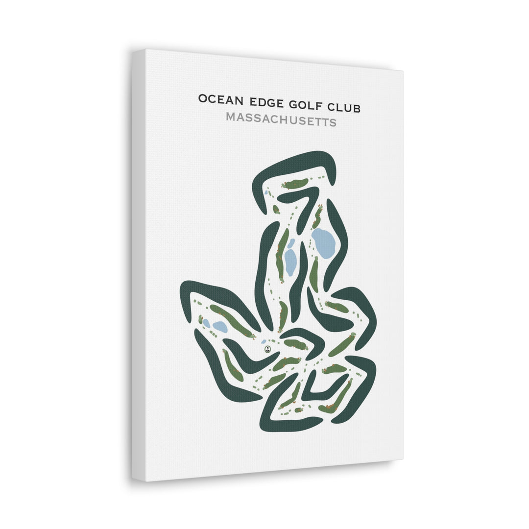 Ocean Edge Golf Club, Massachusetts - Printed Golf Courses