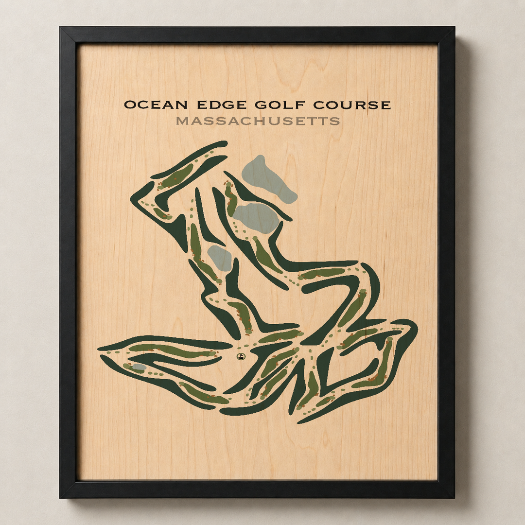 Ocean Edge Golf Course, Massachusetts - Printed Golf Courses