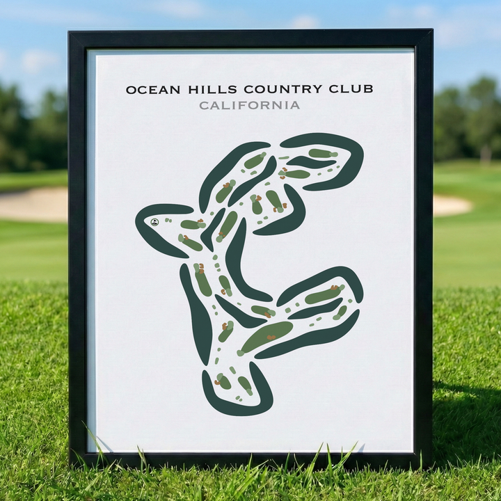 Ocean Hills Country Club, California - Printed Golf Courses