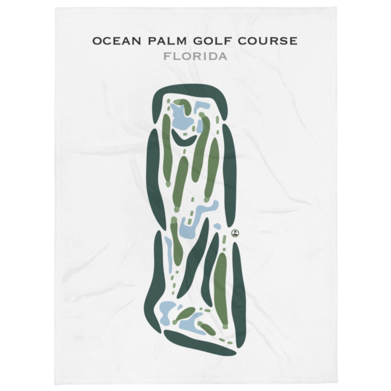Ocean Palm Golf Course, Florida - Printed Golf Courses