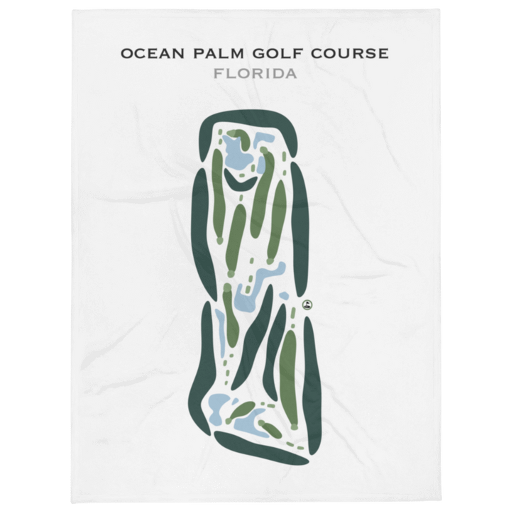 Ocean Palm Golf Course, Florida - Printed Golf Courses
