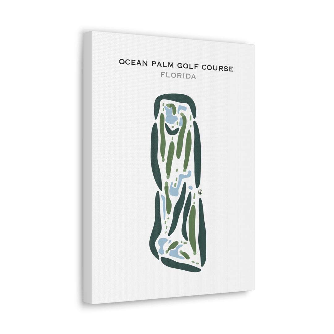 Ocean Palm Golf Course, Florida - Printed Golf Courses