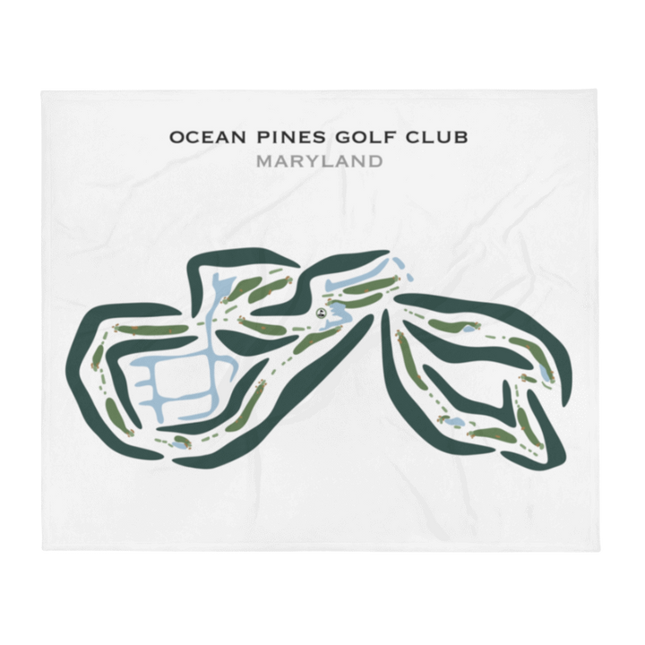 Ocean Pines Golf Club, Maryland - Printed Golf Courses