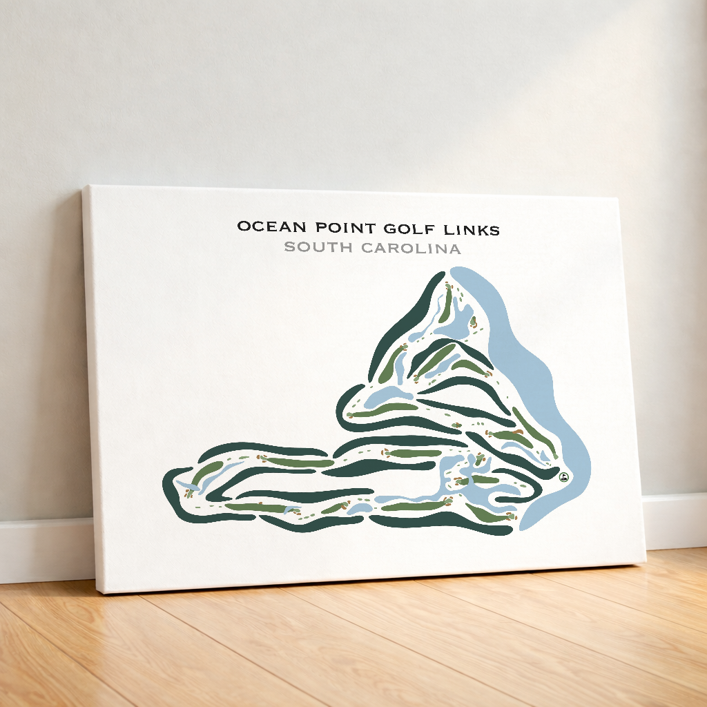 Ocean Point Golf Course, South Carolina - Printed Golf Courses
