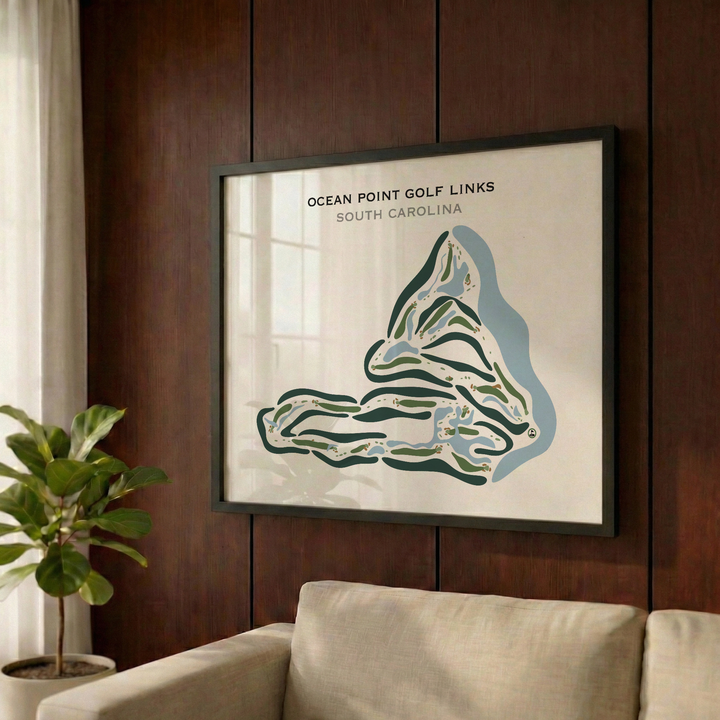 Ocean Point Golf Course, South Carolina - Printed Golf Courses