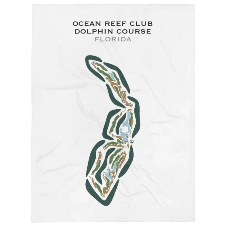 Ocean Reef Club Dolphin Course, Florida - Printed Golf Courses