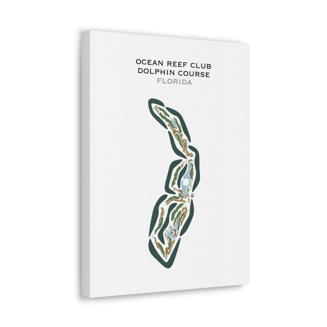 Ocean Reef Club Dolphin Course, Florida - Printed Golf Courses